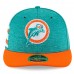 Men's Miami Dolphins New Era Aqua/Orange 2018 NFL Sideline Home Historic Low Profile 59FIFTY Fitted Hat 3058511